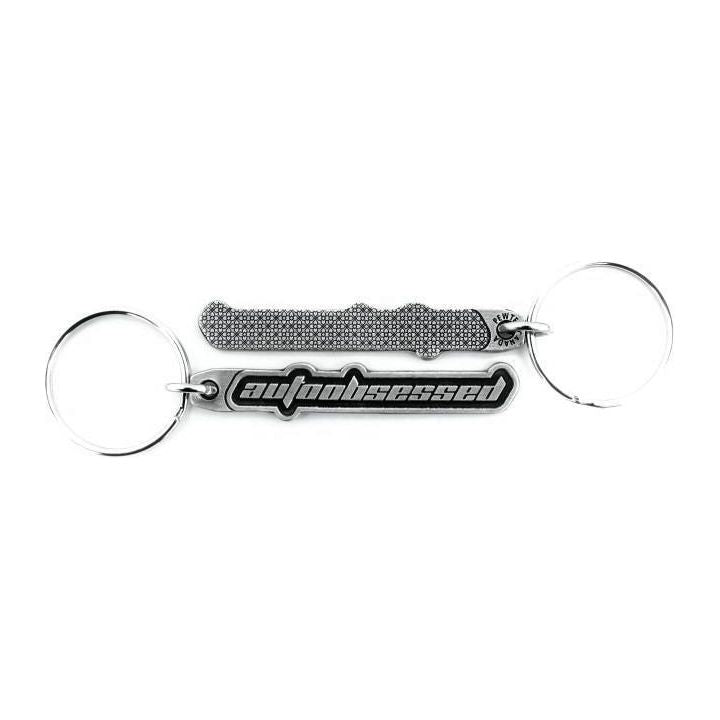 Auto Obsessed Keychain - Pewter - Auto Obsessed