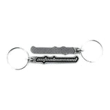 Auto Obsessed Keychain - Pewter