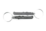 Auto Obsessed Keychain - Pewter