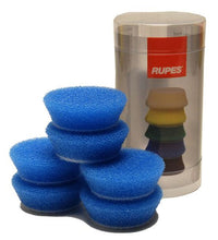 Load image into Gallery viewer, Rupes Bigfoot Nano iBrid 40mm (1.5in) Blue Coarse Foam Pad 6 Pack - Auto Obsessed