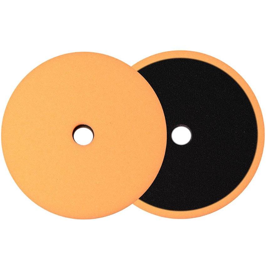 Buff and Shine Low-Pro Orange Medium Cut Polishing Pad 6in - Auto Obsessed