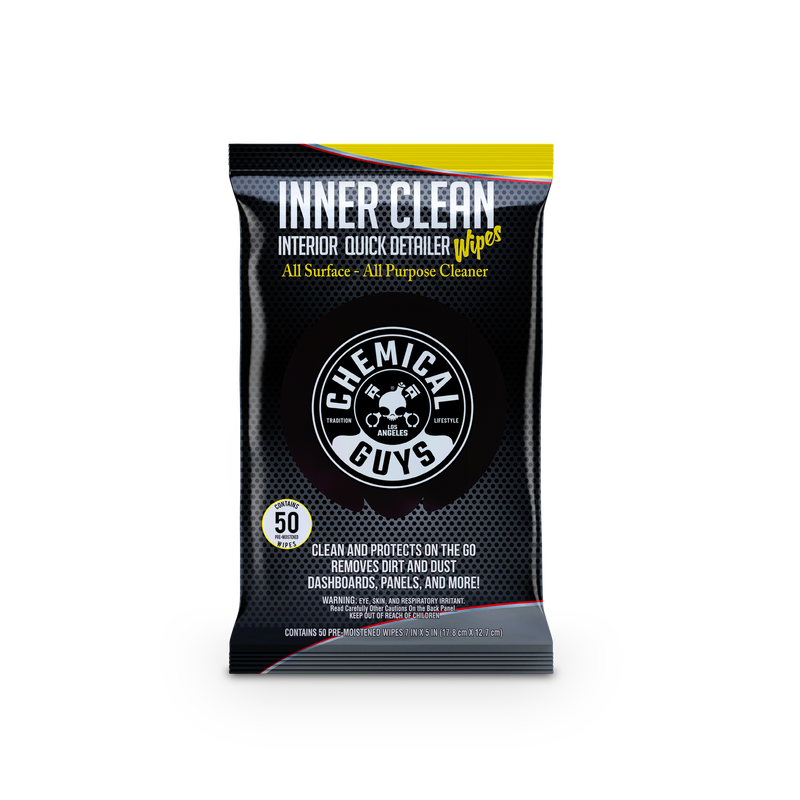 Chemical Guys InnerClean Interior Quick Detailer & Protectant Car Wipes - Auto Obsessed