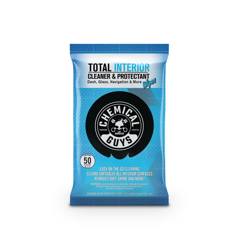 Chemical Guys Total Interior Cleaner & Protectant Car Cleaning Wipes - Auto Obsessed