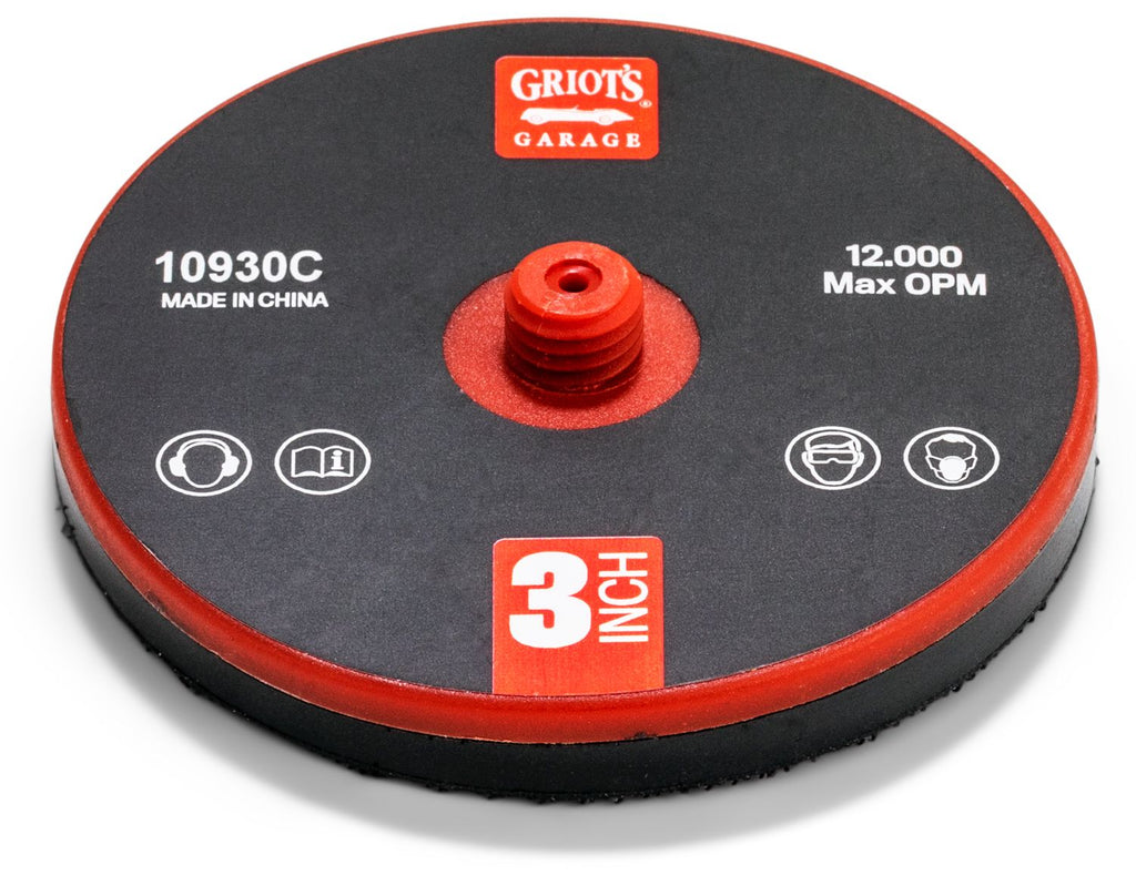 Griots Garage BOSS Micro Backing Plate 3" BGMP3 - Auto Obsessed