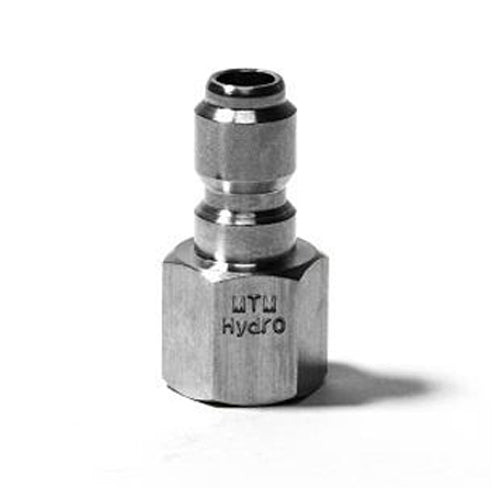 MTM 1/4" Female Stainless Plug - Auto Obsessed