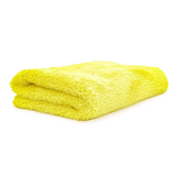 The Rag Company Eagle Edgeless 350 16-inch Microfiber Towel - Yellow