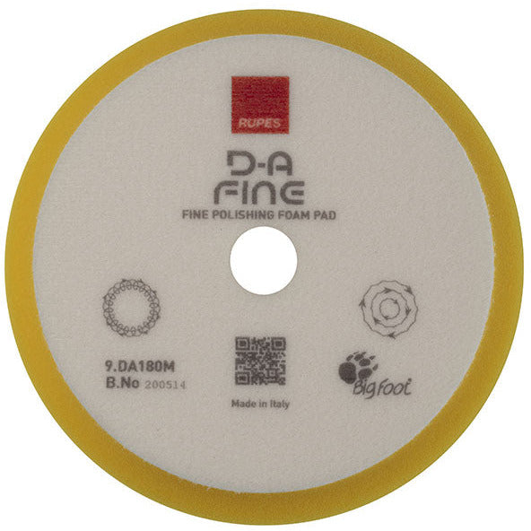 Rupes DA Fine Yellow 180mm (LHR21) Pad - Auto Obsessed