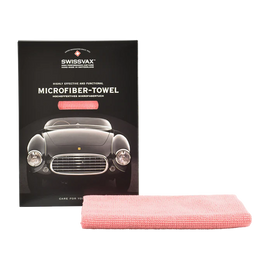Swissvax Micro Absorb microfiber polishing cloth pink SE1091250 - Auto Obsessed