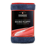 Swissvax Micro-Fluffy Wax Towel Anthracite Red SE1091112