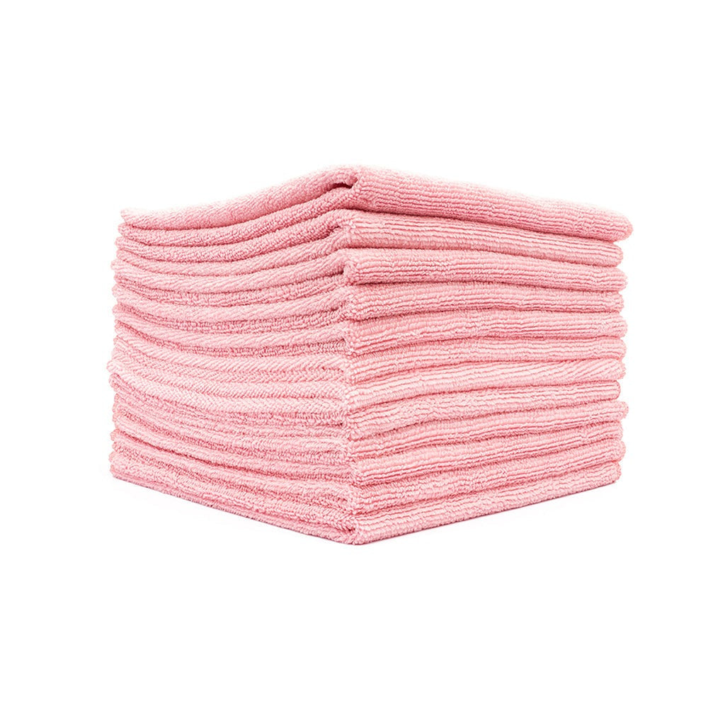 The Rag Company All-Purpose Terry Pink, 16" x 16" 12 pack - Auto Obsessed