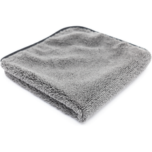 Load image into Gallery viewer, The Rag Company Spectrum 420 Dual-Pile Grey Microfiber Towel 16&quot; x 16&quot; - Auto Obsessed