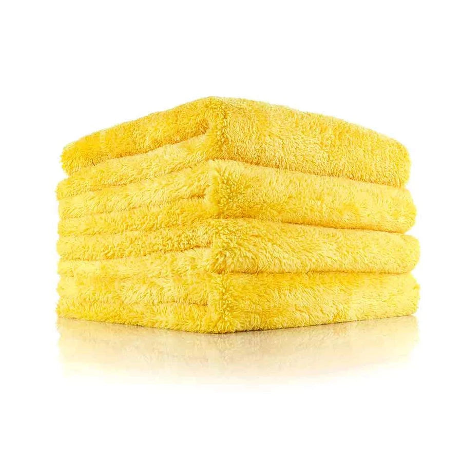 The Rag Company Eagle Edgeless Gold 500GSM Microfiber Towel 16" x 16" 4 Pack - Auto Obsessed