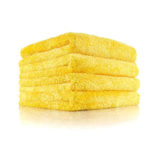 Load image into Gallery viewer, The Rag Company Eagle Edgeless Gold 500GSM Microfiber Towel 16&quot; x 16&quot; 4 Pack - Auto Obsessed