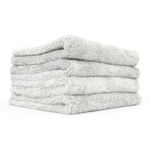 Load image into Gallery viewer, The Rag Company Eagle Edgeless Ice Grey 500GSM Microfiber Towel 16&quot; x 16&quot; 4 Pack - Auto Obsessed