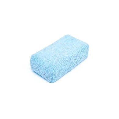 The Rag Company Terry Detailing Applicator Sponge Blue 2" x 4" - Auto Obsessed